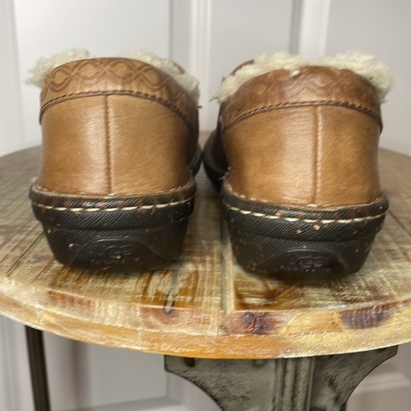 UGG Australia Bettey Leather Slipper Clogs Size 7 - Picture 4 of 12